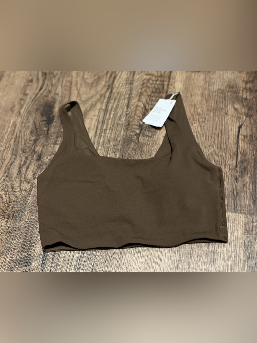 Lululemon Bend This Scoop and Square Bra - Walnut Crunch